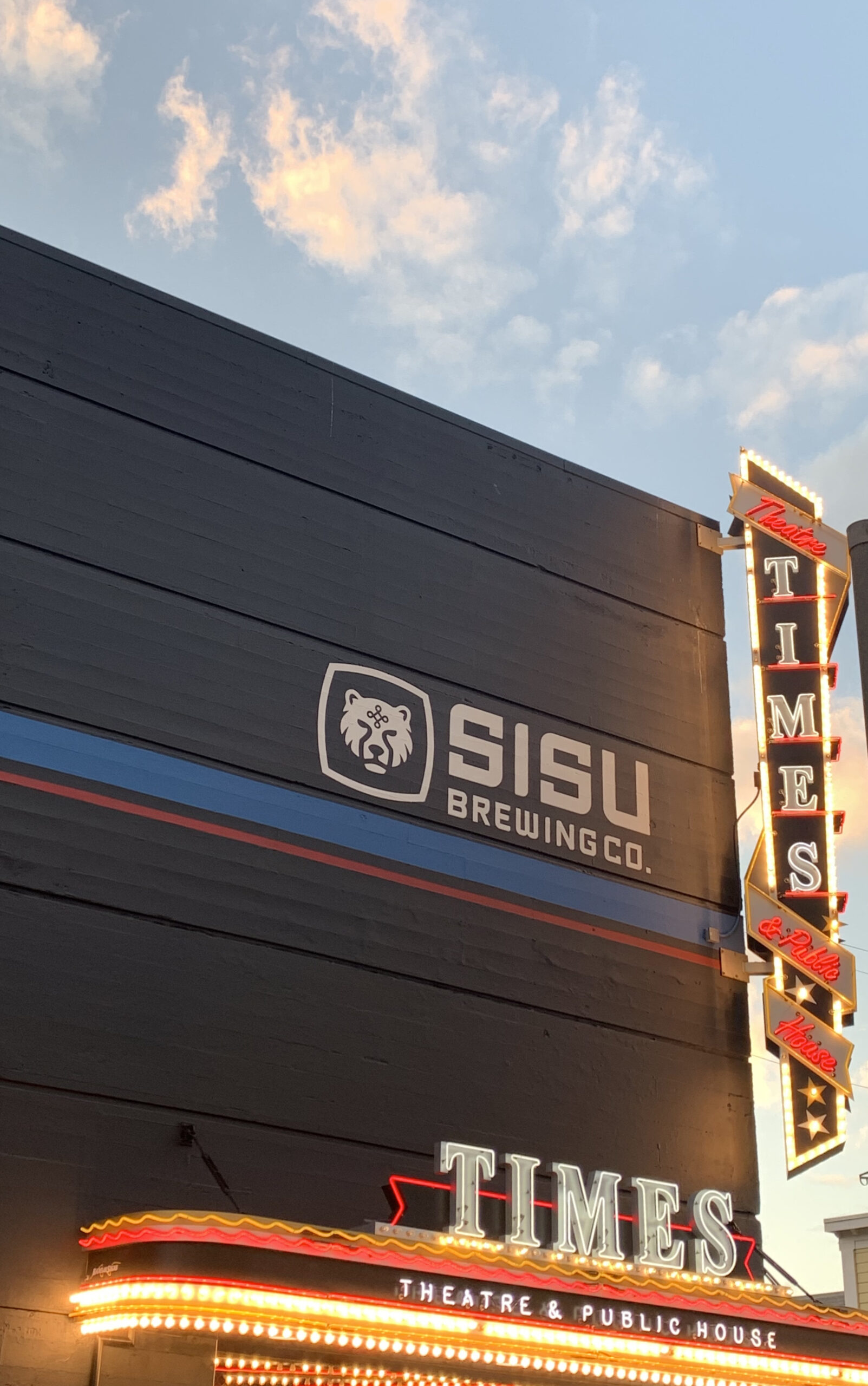 Sisu Brewing Co Seaside taproom at the Times Theater Sisu Brewing Co Seaside taproom inside the historic Times Theater